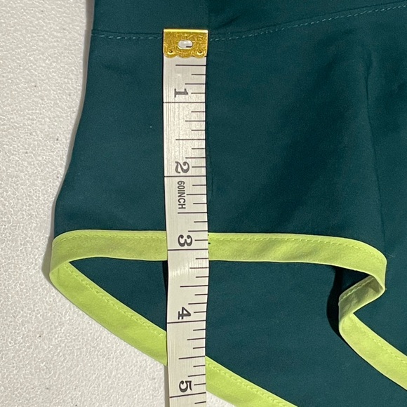 Under Armour Women's Fly By 2.0 Sz Small 3” Teal Black Yellow Running Shorts - Picture 8 of 8